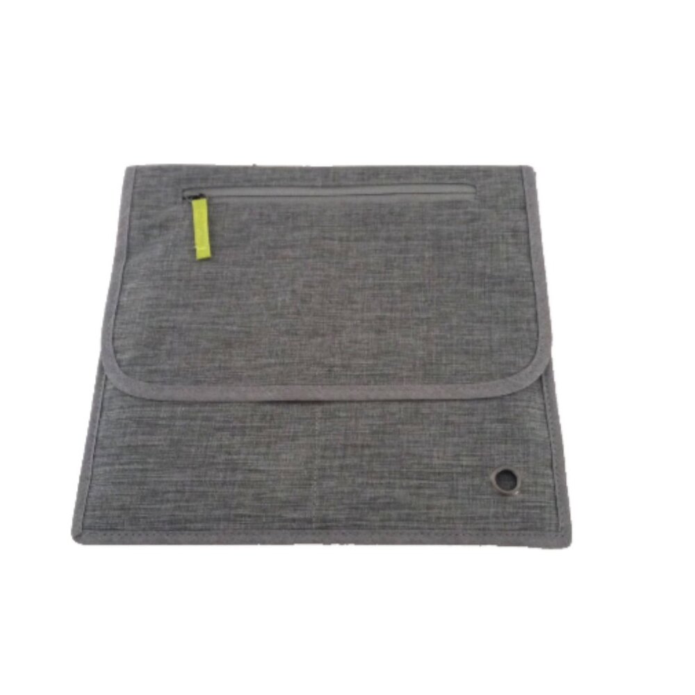 So Mine Travel Organizer Carry Case Ash Gray Lime Tablet Device Bag New NIP - Picture 3 of 12